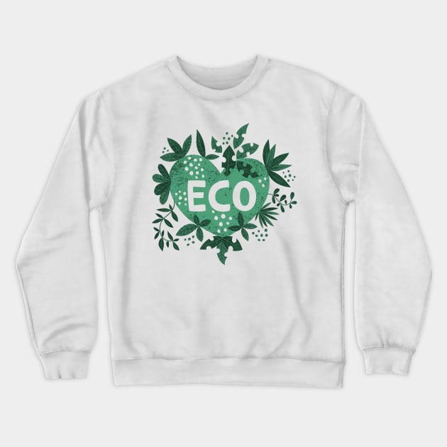 Eco heart Crewneck Sweatshirt by JoanaJuheLaju1